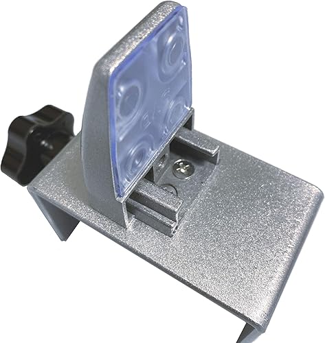 Miniatura 5 de Paquete de 10 Soporte de abrazadera de protección contra estornudos para pared de división de panel de cubículo de 1-34 a 3 pulgadas con base de