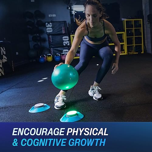 Miniatura 4 de BlazePod Flash Reflex and Reaction Training - Cápsulas de luz LED que mejoran el tiempo de reacción fitness velocidad y agilidad para entrenadores