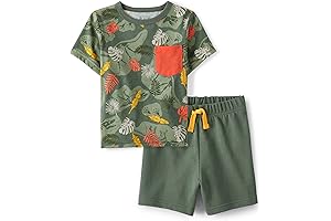 Functional and Adorable: Set of Baby Boys And Toddler Boys Matching Short...