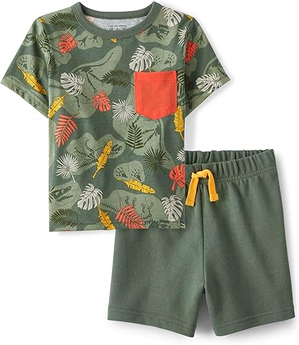 Miniatura 4 de The Children's Place Conjunto de moda de manga corta para bebés y niños pequeños