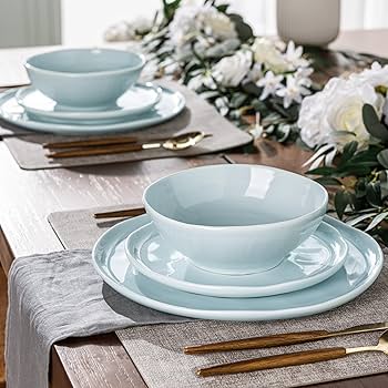 ティンブロ　Eco blue & red サラダ皿ペア　エコー ティンブロ Eco blue & red サラダ皿ペア エコー Amazon.com | LERATIO