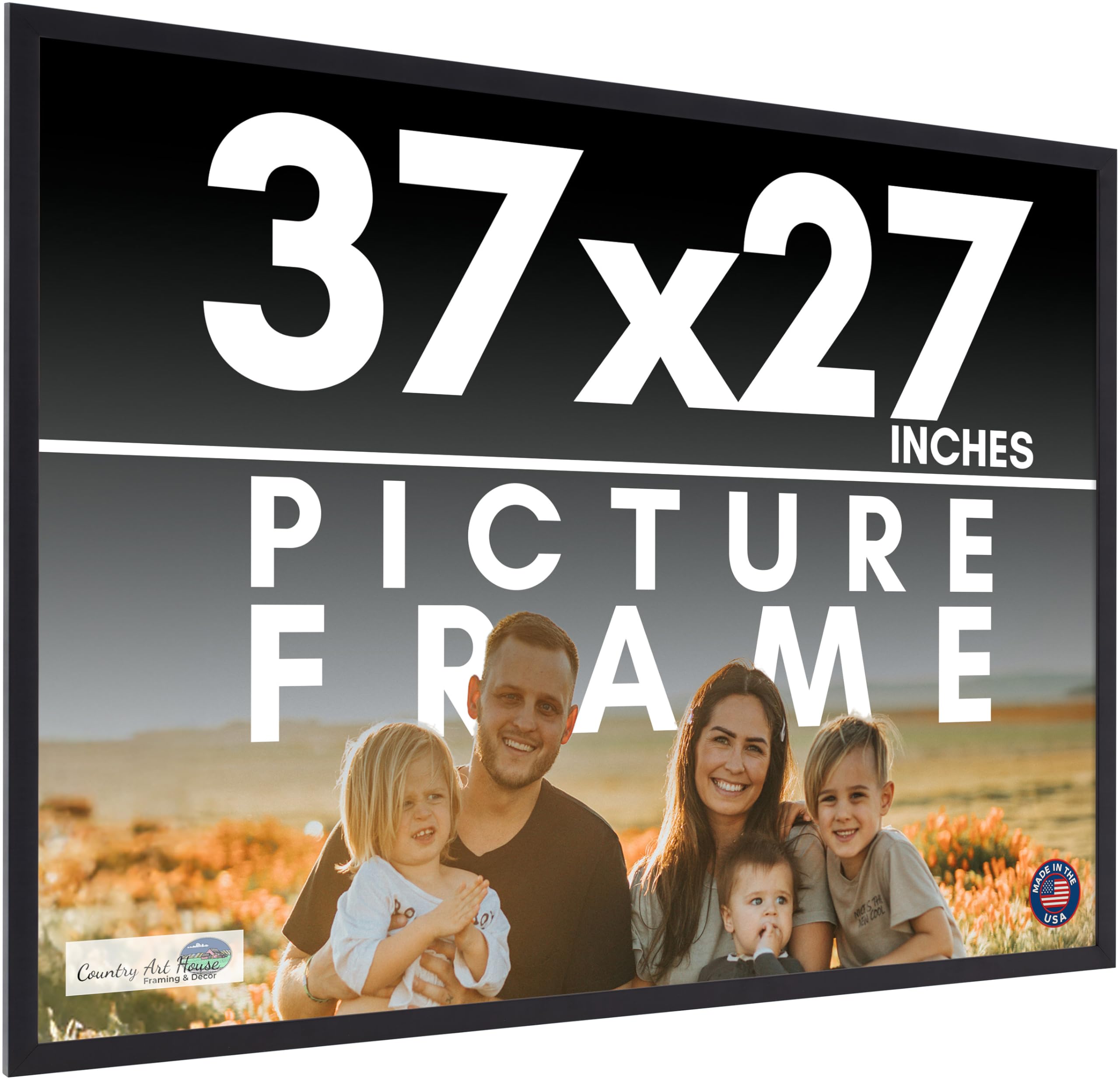 フォトフレーム Photo frame Amazon.com - 37x27 Frame Black Picture Frame - Complete Modern