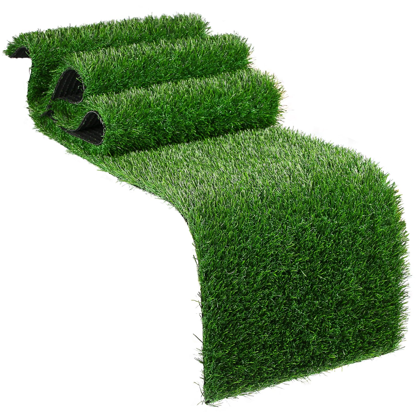 XLX TURF Green Artificial Grass Table Runner for Football Games Birthday Decorations Party - Fake Grass Model Crafts for Jungle Safari Theme Table Centrepiece, 30.5cm x 91.44cm