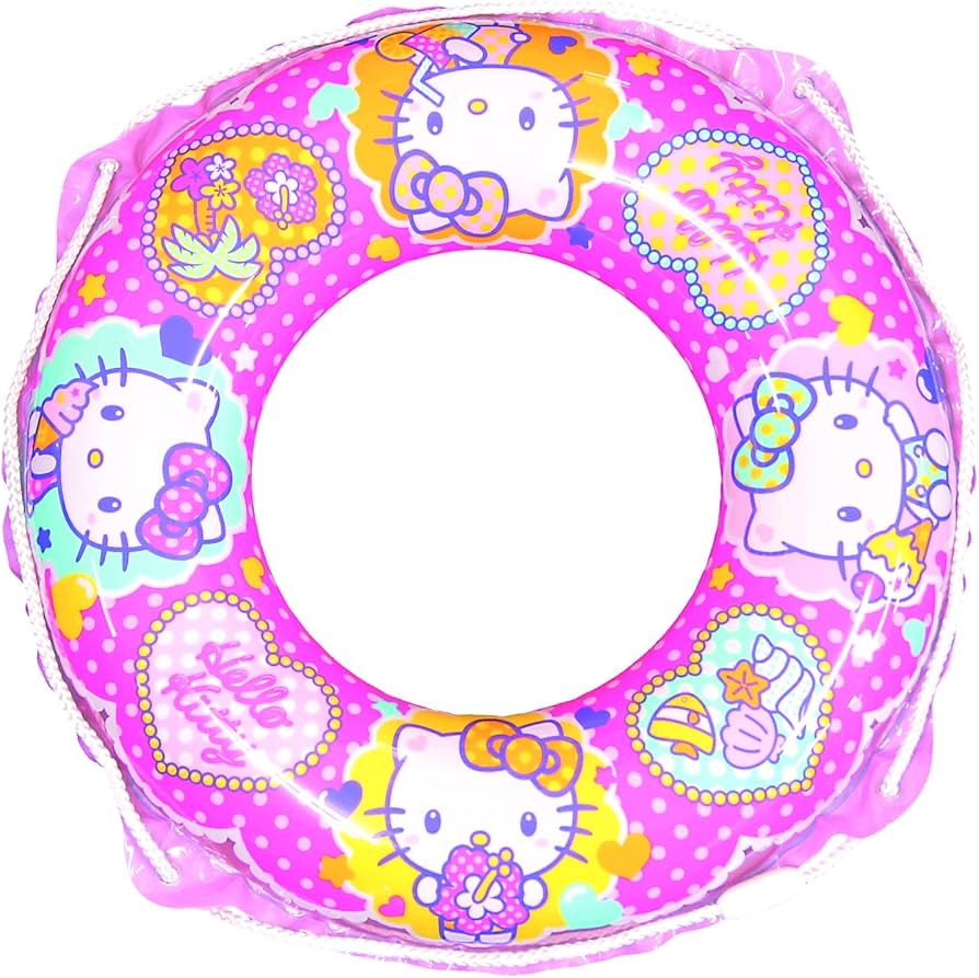 Amazon | ハローキティ 55cmうきわ 187416 | 浮き輪 | おもちゃ