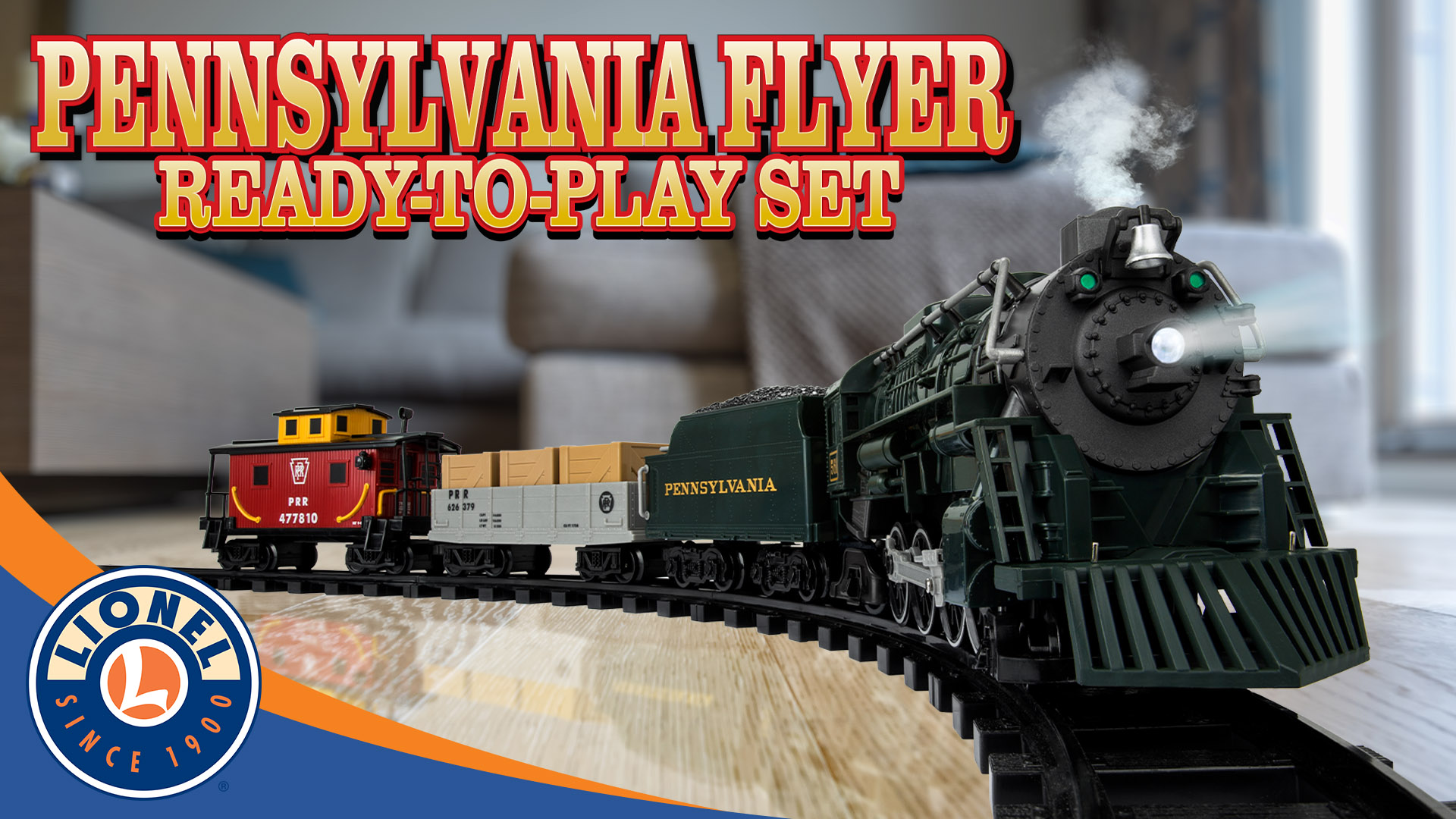 Amazon.com: Lionel Battery-Operated Pennsylvania Flyer Freight Toy