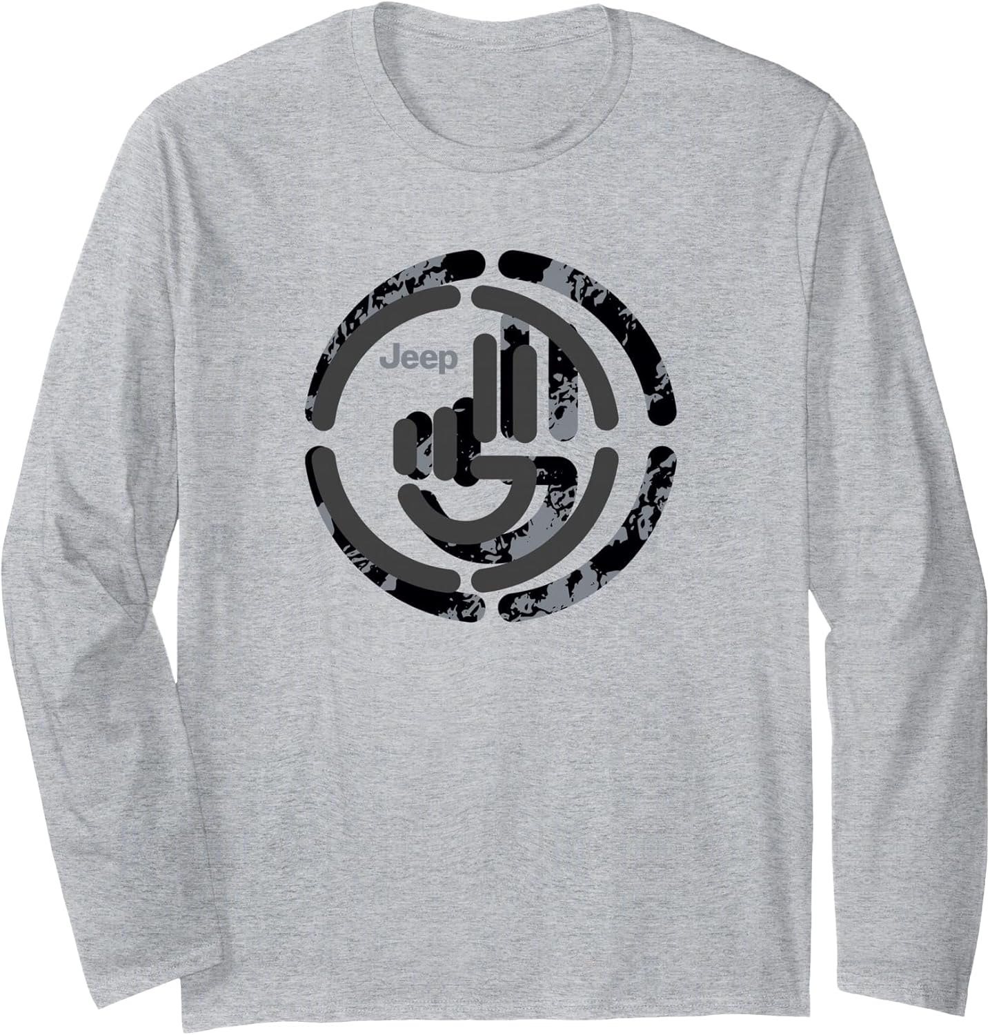 Jeep Wave Double Print Long Sleeve T-Shirt