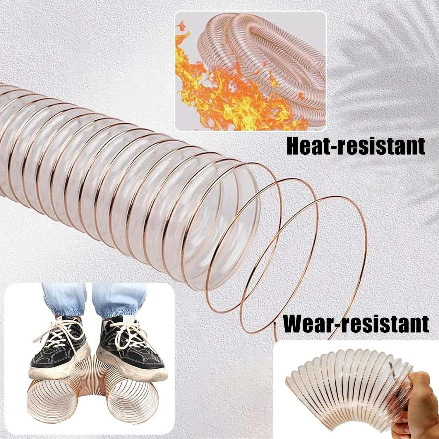 Manguera Recolección Polvo PU, Manguera Flexible Transparente