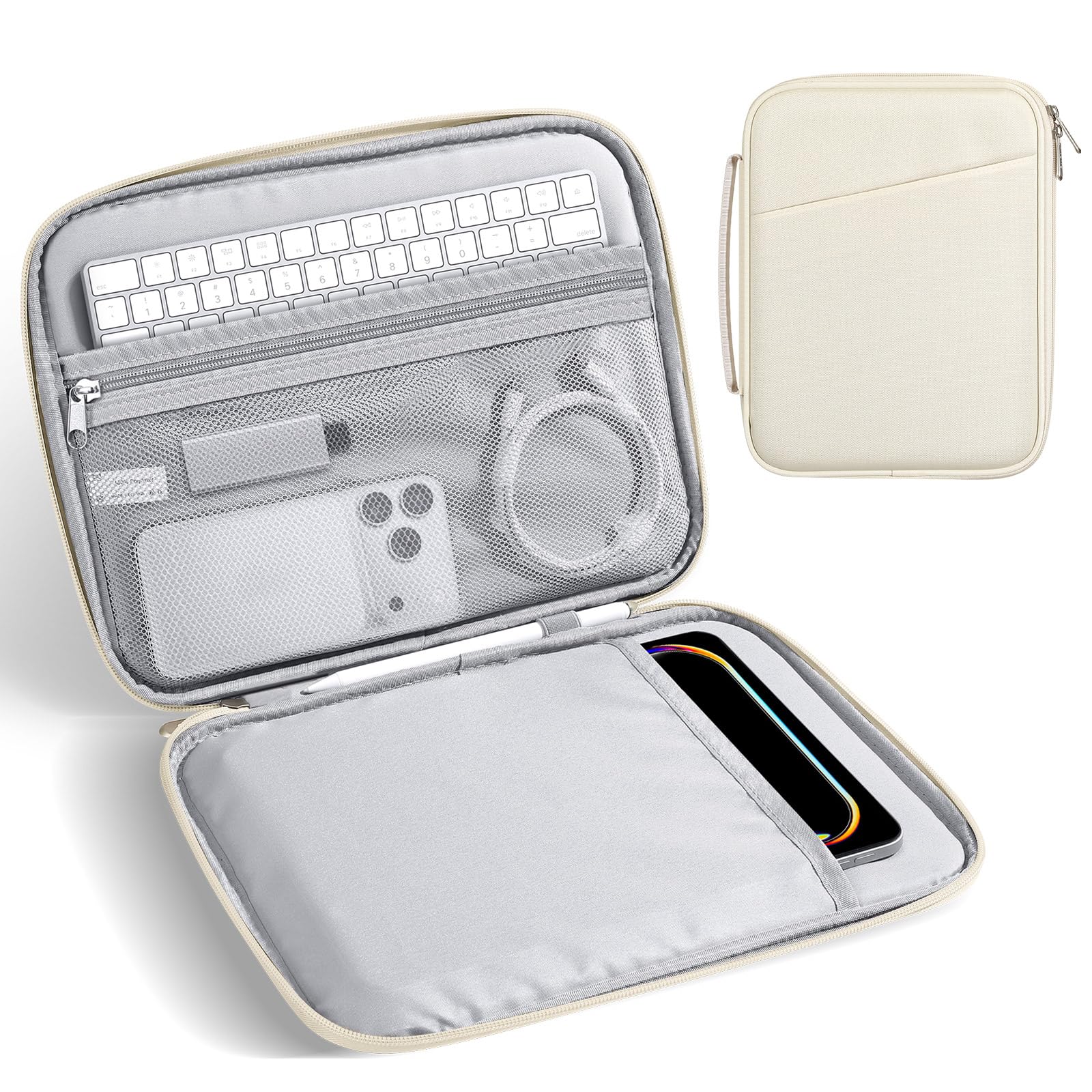 MoKo Gepolsterte Tablet Hülle Schutztasche, Tablet-Tasche mit Tragegriff