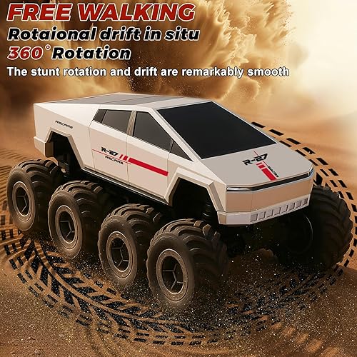 Miniatura 3 de Auto de control remoto anfibio impermeable 116, camión monstruo a control remoto, todo terreno, autos RC rápidos para niñas y niños de 8 a 12 años