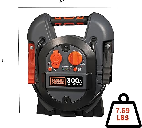 Miniatura 3 de Cargador de batería y Mantenedor 5, Black & Decker Amp, a prueba de agua., Negro