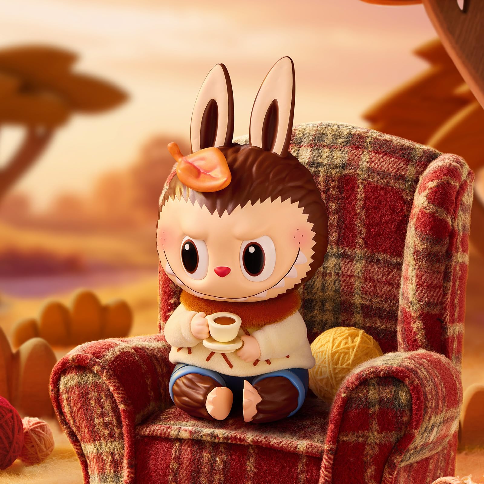 Amazon | 【POP MART 公式ストア】ZIMOMO Warm Sweater Figure labubu
