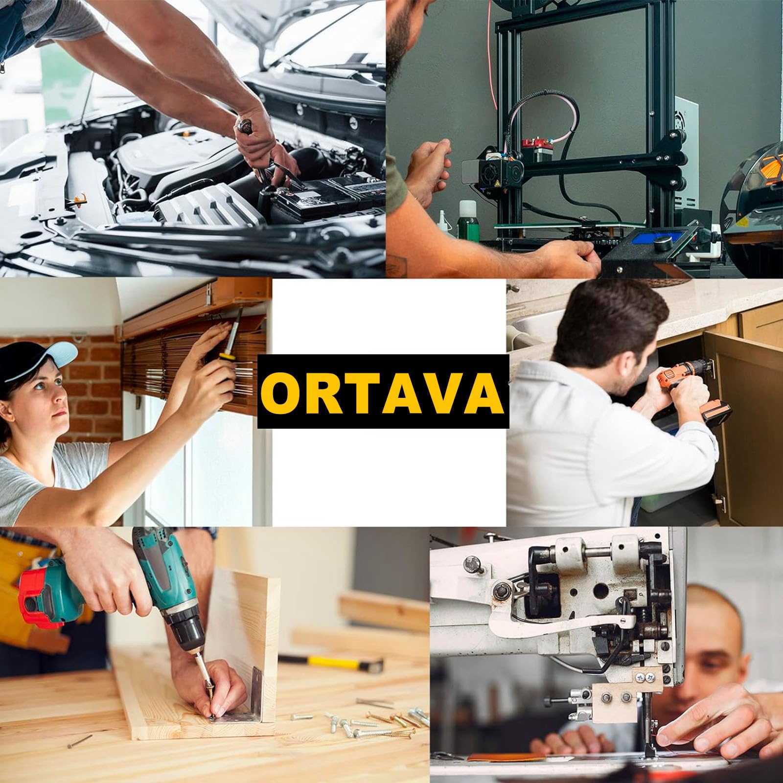 20 viti a testa piatta M6 x 40, esagono incassato in acciaio inox A2 V2A, filettatura completa in ossido nero con chiave esagonale