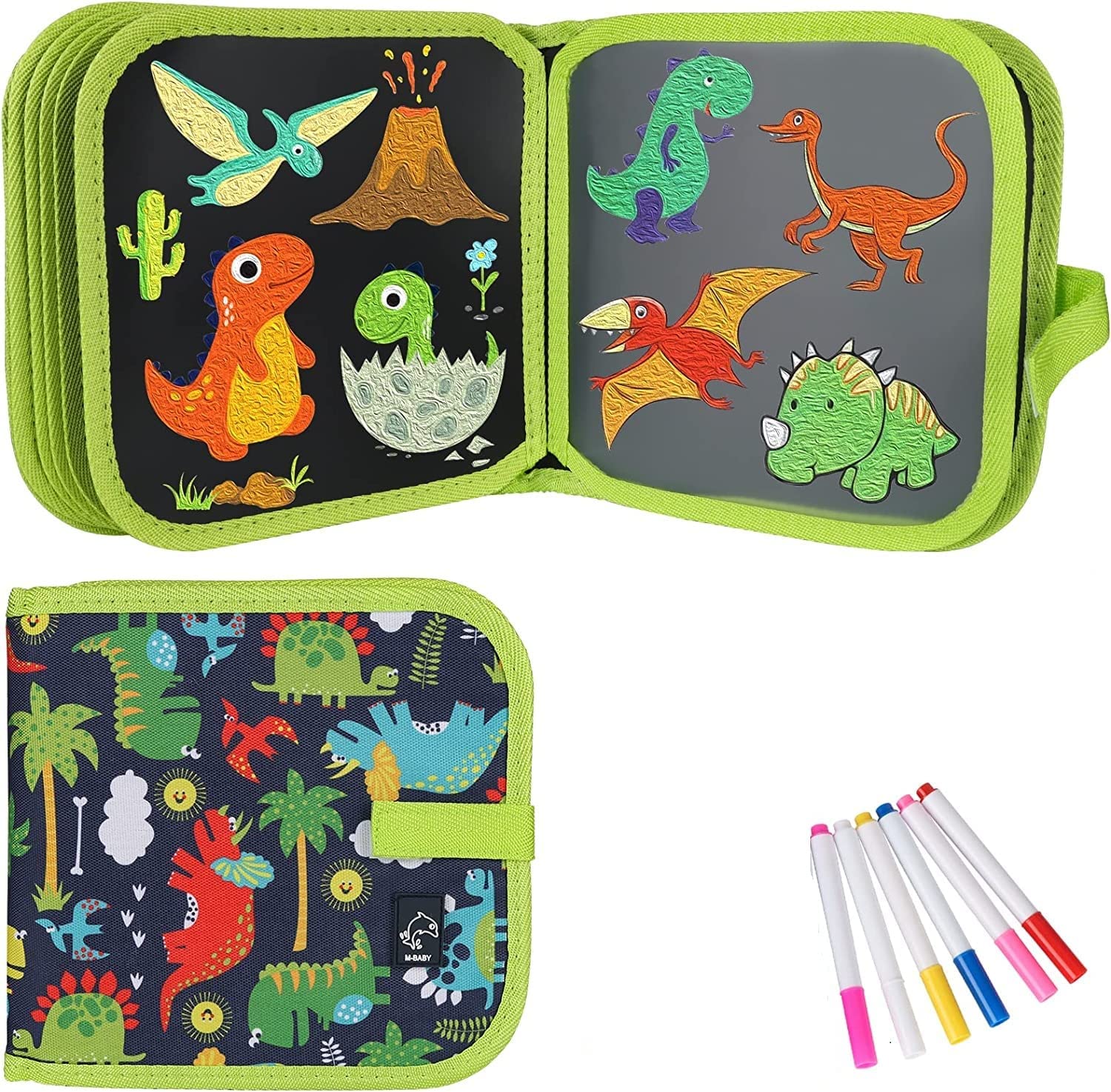 Bestie toys Reusable Magic Water Quick Dry Book Water Coloring Book Doodle with Magic Pen Painting Board for Children (Random Design & Assorted Color) (Reusable Doodle Book) (B0CTFKHFQX) Amazon Price History, Amazon Price Tracker