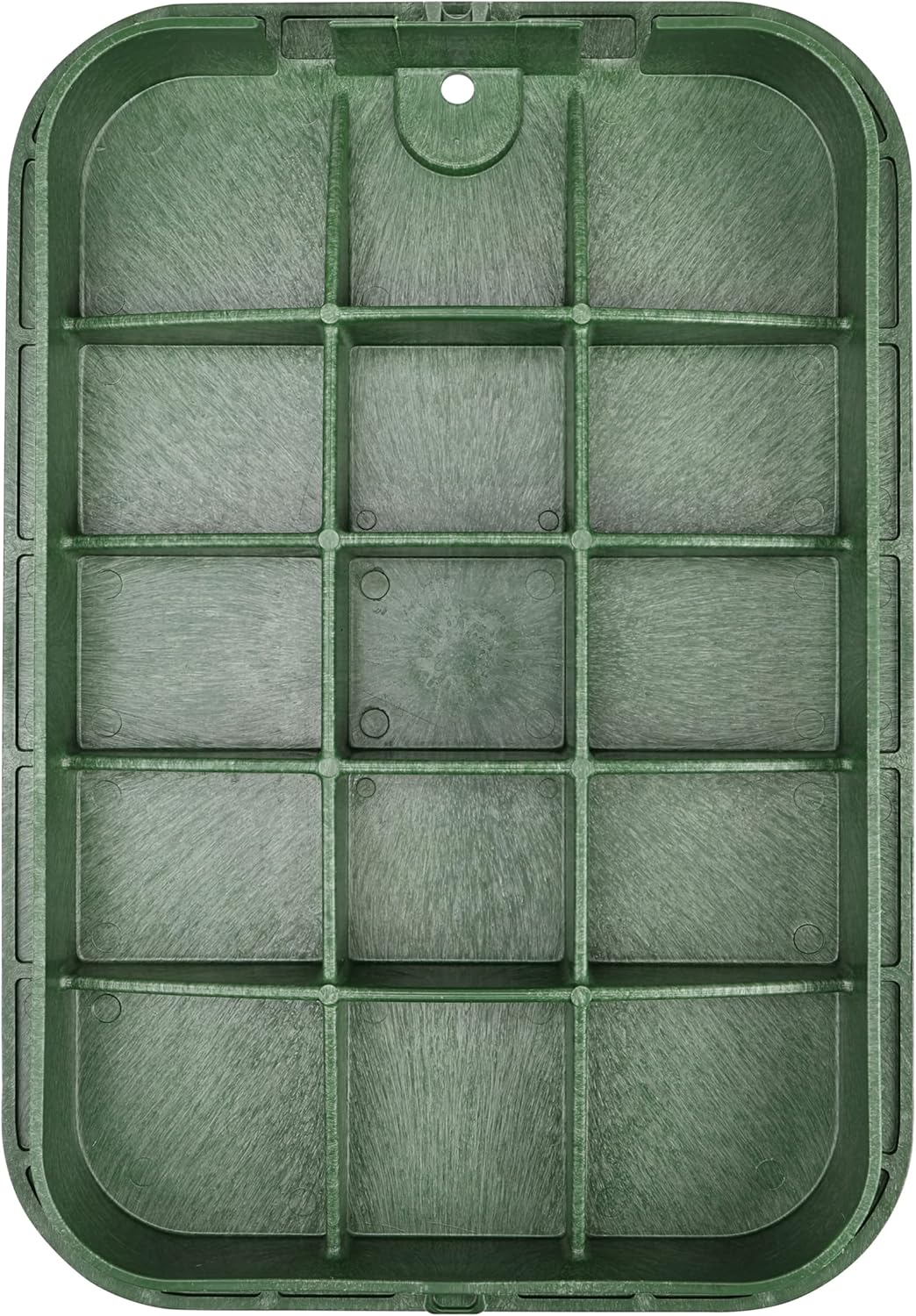 NDS 14 in. X 19 in. Rectangular Valve Box Extension and Cover, 6-3/4 in. Height, Irrigation Control Valve Lettering, Black Extension, Overlapping Green Cover, Black/Green