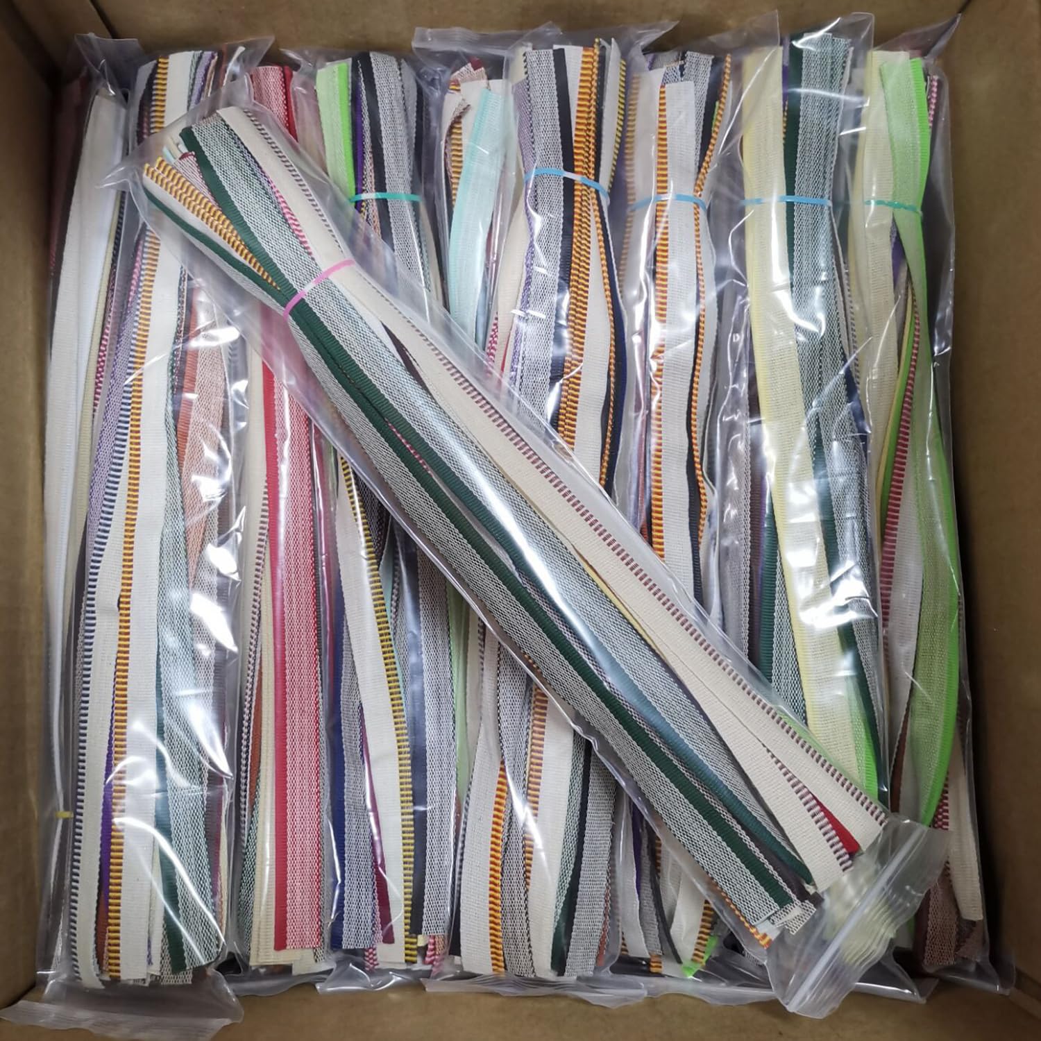 48 PCS Book Binding Headbands, Tailbands, Endbands, Hardcover Book Binding Headbands, Fabric Headbands for Book Covering Material, 11.8 Inch Long 0.5 Inch Wide, 24 Colors