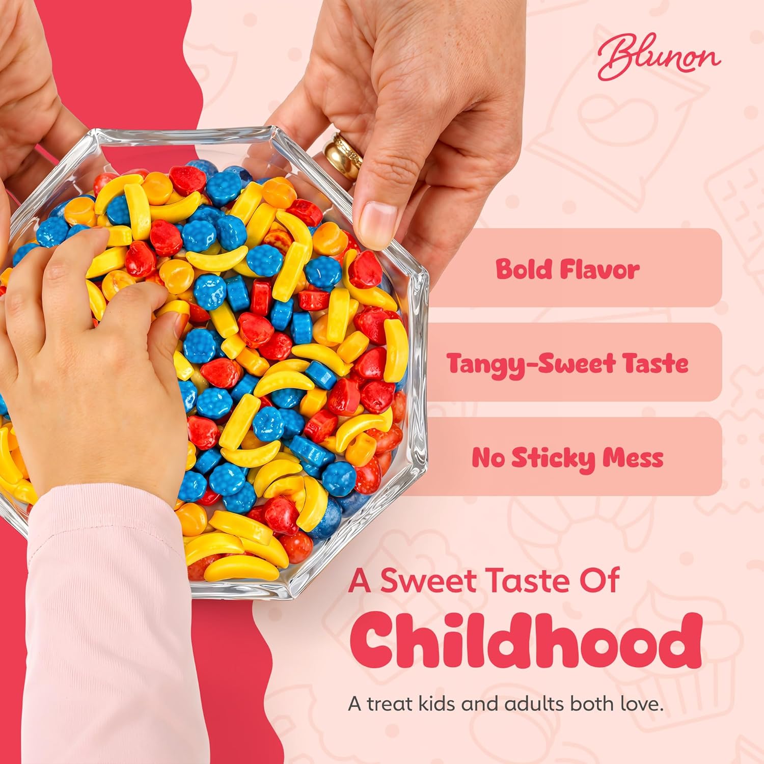 Fruit Shaped Hard Candy - 3 Pounds Bulk - Kids Candies Nostalgic - Gumball Machine Refills Candy Bar - 2000 Pieces