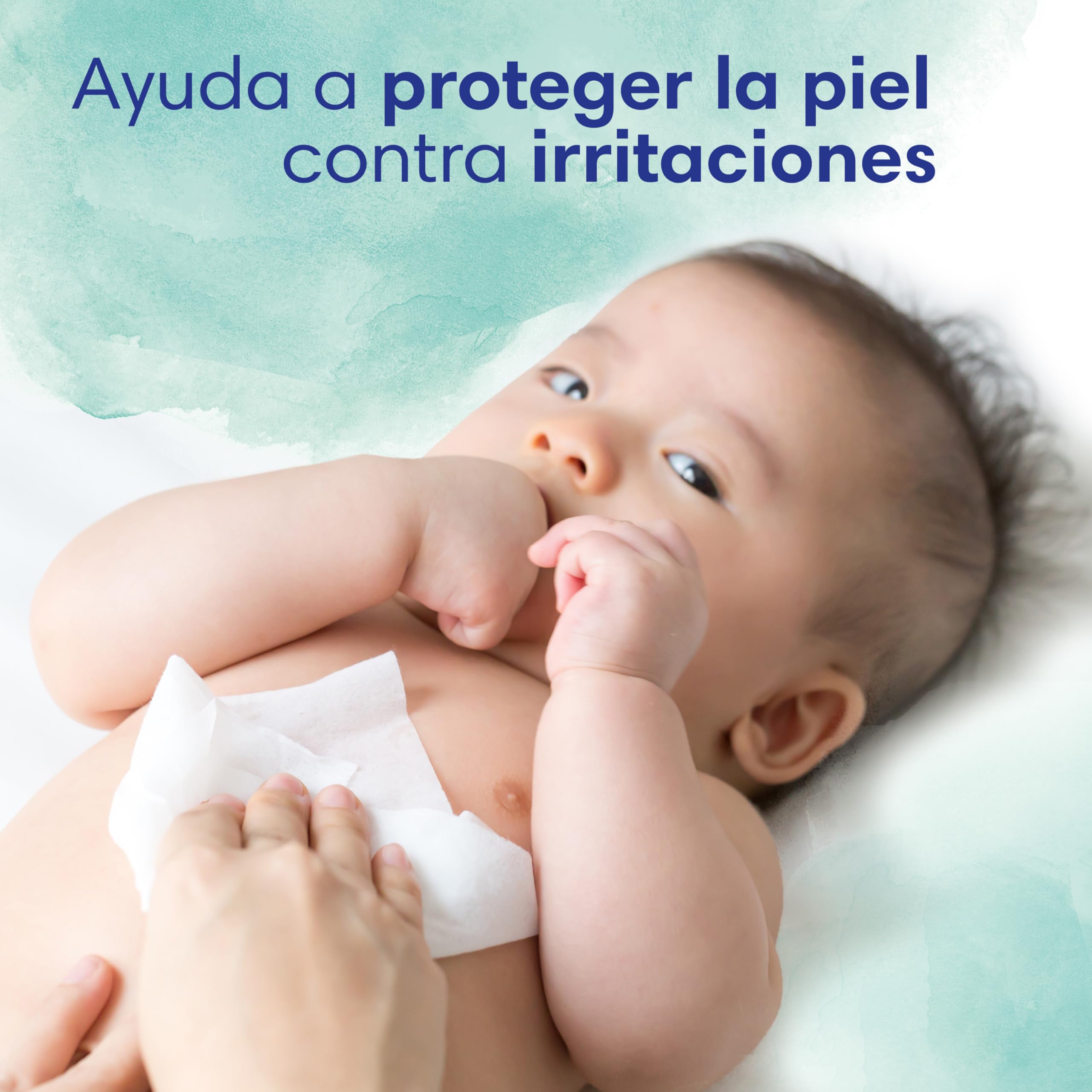 Dodot Salviette Pure Calma & Protegge Per Neonati 24 Confezioni Da 46 Pezzi = 46 Salviette, Aiuta a ripristinare il pH naturale della pelle, una goccia di Aloe Vera
