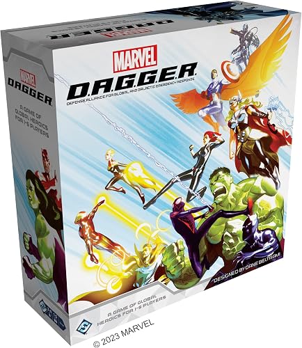 Asmodee Marvel D.A.G.G.E.R. Jeu de société – Unite as Ico…
