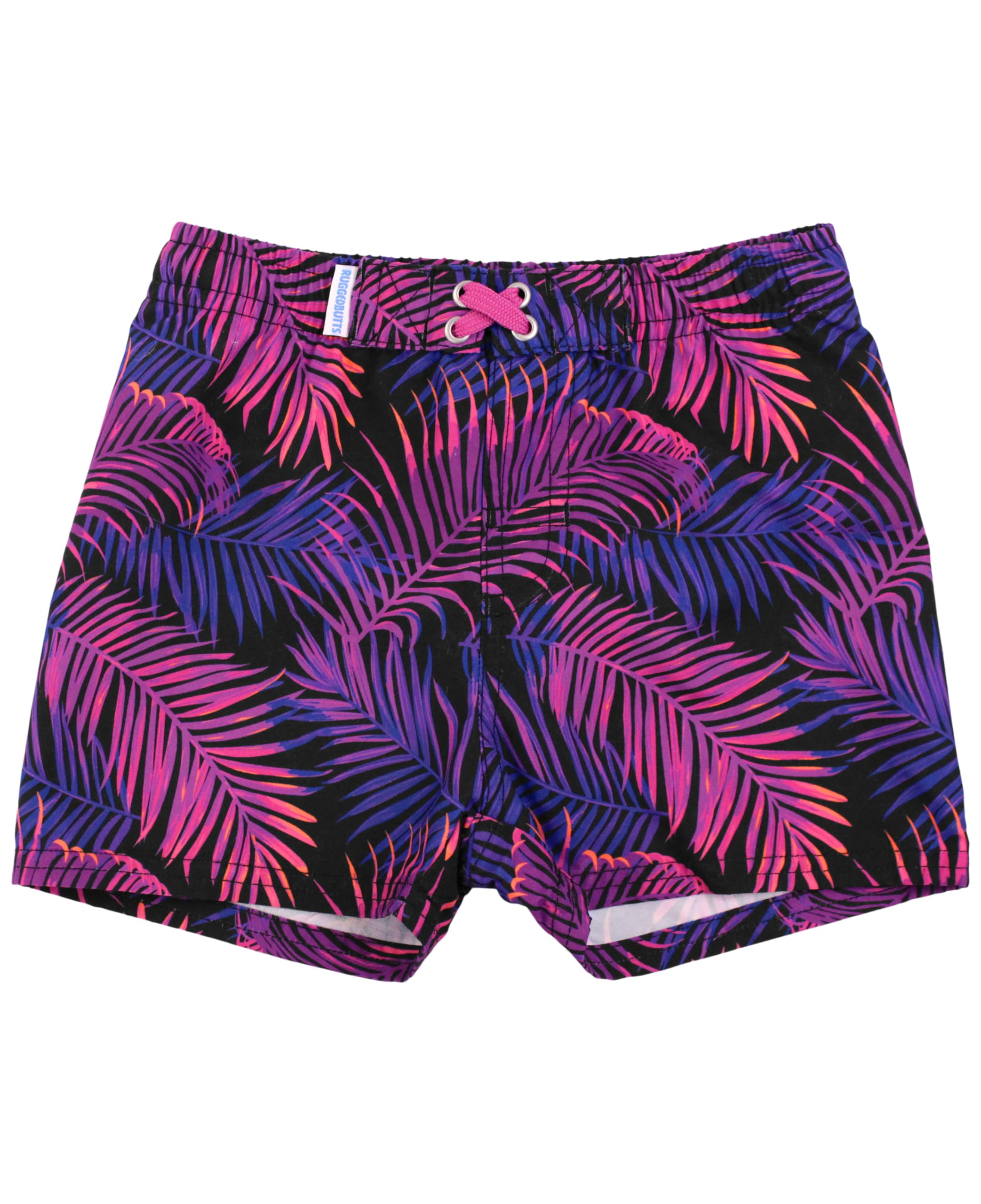 RUGGEDBUTTS Boys UPF50+ Sun Protection Fruits & Florals Swim Trunks
