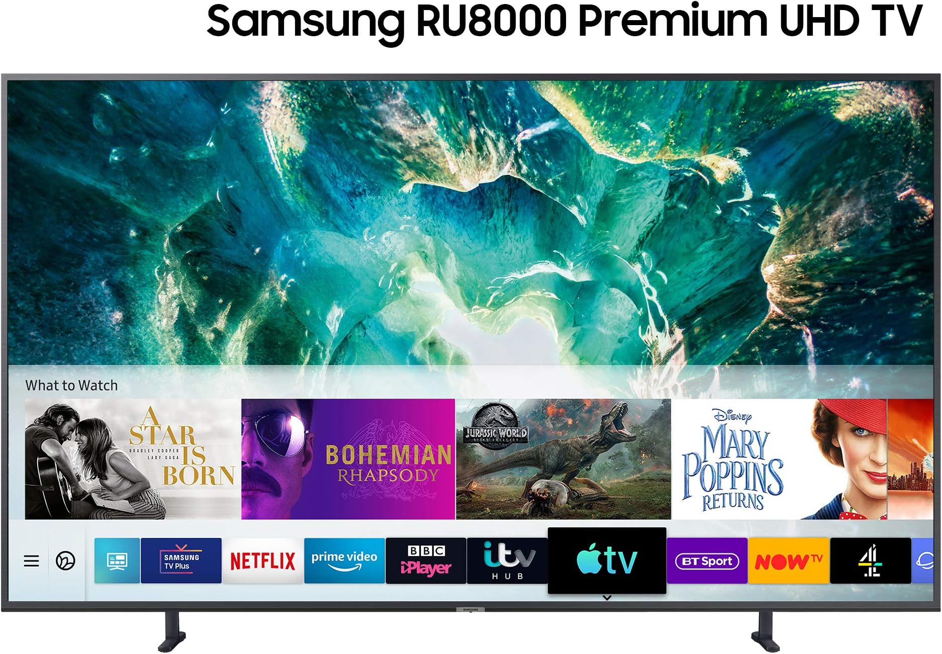 Samsung 82-inch RU8000 Dynamic Crystal Colour Smart 4K TV [Energy Class A]