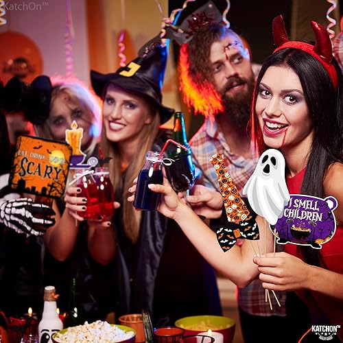 Miniatura 5 de KatchOn, Accesorios aterradores para cabina de fotos de Halloween, paquete enorme de 36  Accesorios para fotos de Halloween  Accesorios de cabina de