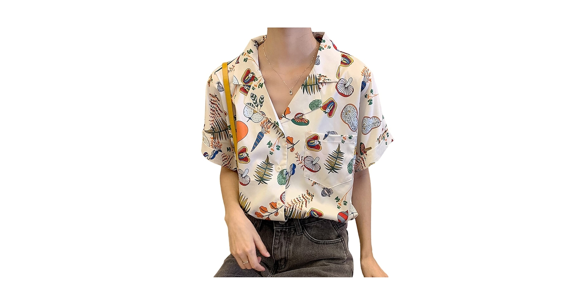 トップス MIDORIKAWA 23SS FLOWER ANGEL SHORT SHIRT MIDORIKAWA 23SS FLOWER ANGEL SHORT SHIRT レディース