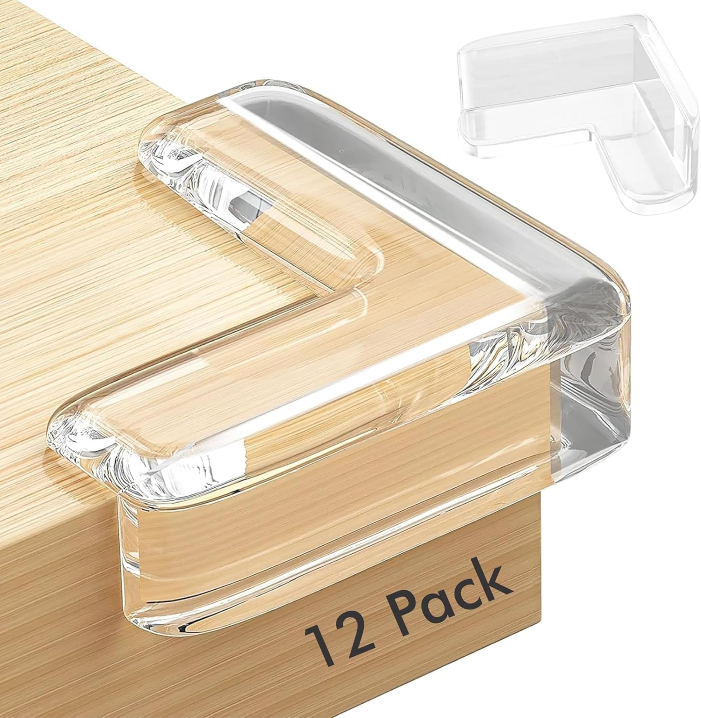 iBuddy 12 Pcs Silicon Corner Protector For Sharp Edges Table Corner Protector For Baby Table Corner Guard For Baby Safety Edge Protector For Furniture Baby Proofing Corner Guards - 12 Pcs, Transparent (B0D1VSTKPM) Amazon Price History, Amazon Price Tracker