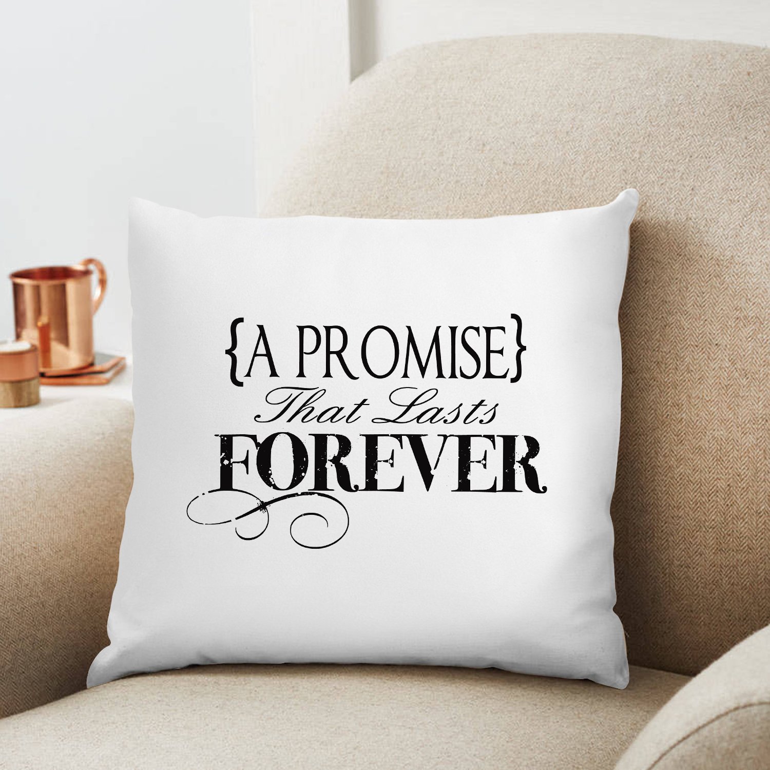 A Promise That Lasts Forever Printed Cushion 12X12 Pillow Cover with Filler- Best Love Gift Idea-image-48