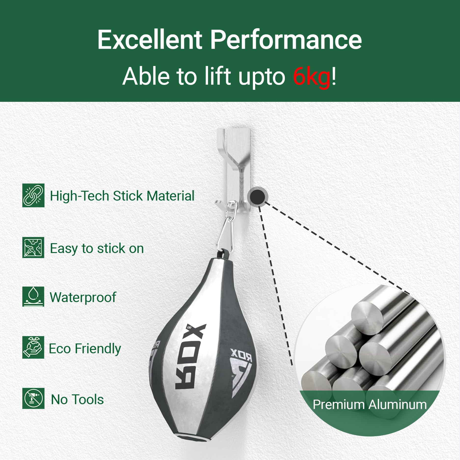 BONYCUST Self Adhesive Hooks 4 Pack, Heavy-Duty Strong Adhesive Wall Stainless Steel Sticky Hooks Hanging 13Lbs (Max) for Key, Cup,Towel, Coat, Shower Bathroom, Kitchen(Silvery)