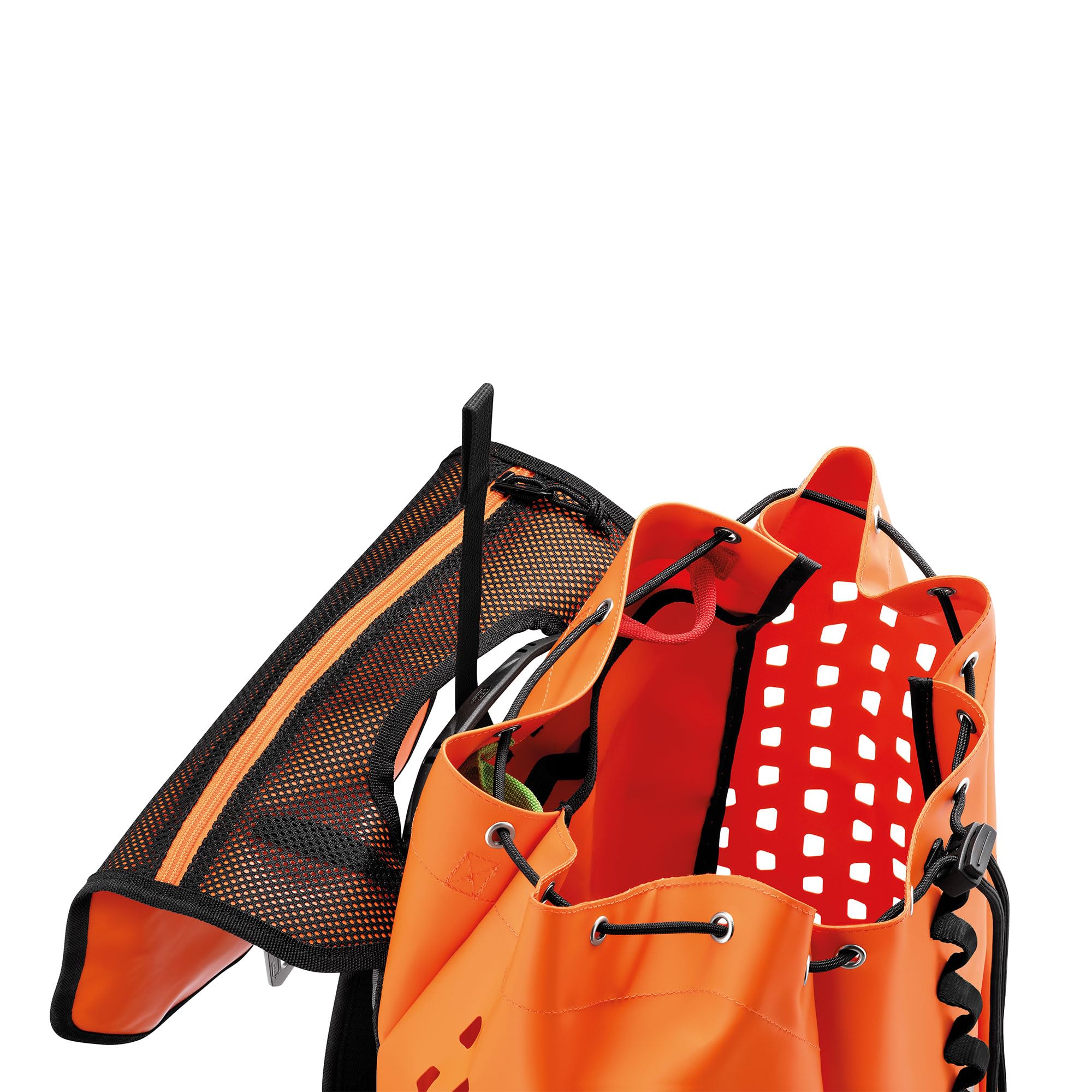 PETZL - Transportsack zum Canyoning ALCANADRE Guide 45-1745 g, Orange/Schwarz, 45 Liter