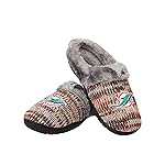 FOCO NFL Miami Dolphins Womens Peak Slide SlippersPeak Slide Slippers, Team Color, Large (9-10)