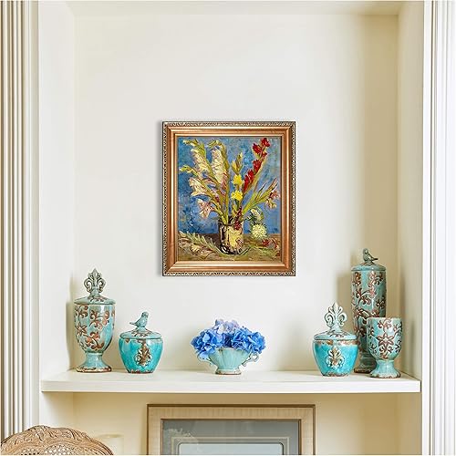 Miniatura 1131 de A&T ARTWORK The Starry Night de Vincent Van Gogh. Tamaño del marco: 36 x 30 pulgadas, tamaño de la imagen: 30 x 24 pulgadas, reproducciones clásicas