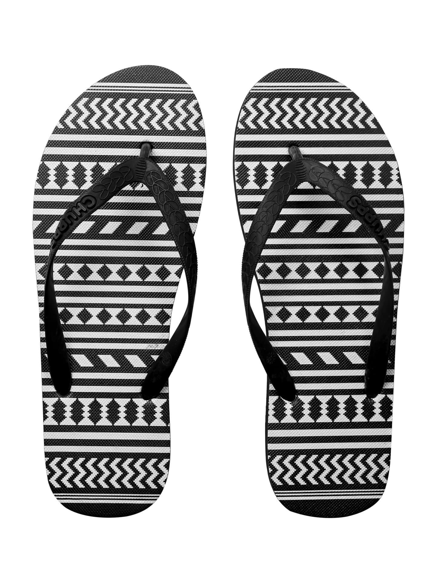 CHUPPS Mens/Boys Natural Rubber Flip Flops Slippers, KALEEN KHARAD, Comfortable & Ultra-Light, Odour-Free, Non-Slip & Long Lasting Digital Prints - (Gunpowder - 6UK) (B09SHLZNZC) Amazon Price History, Amazon Price Tracker