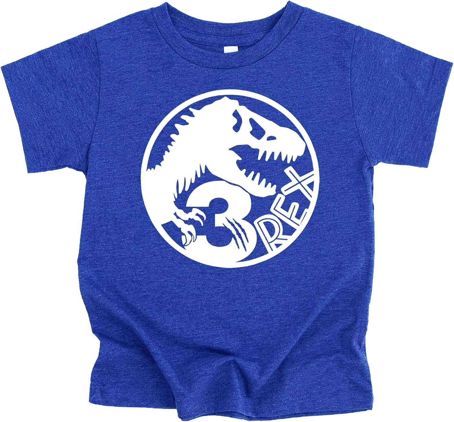 Three T-Rex Fossil Dinosaur 3rd Birthday T-Shirts Dinosaur Themed Third Birthday Toddler
