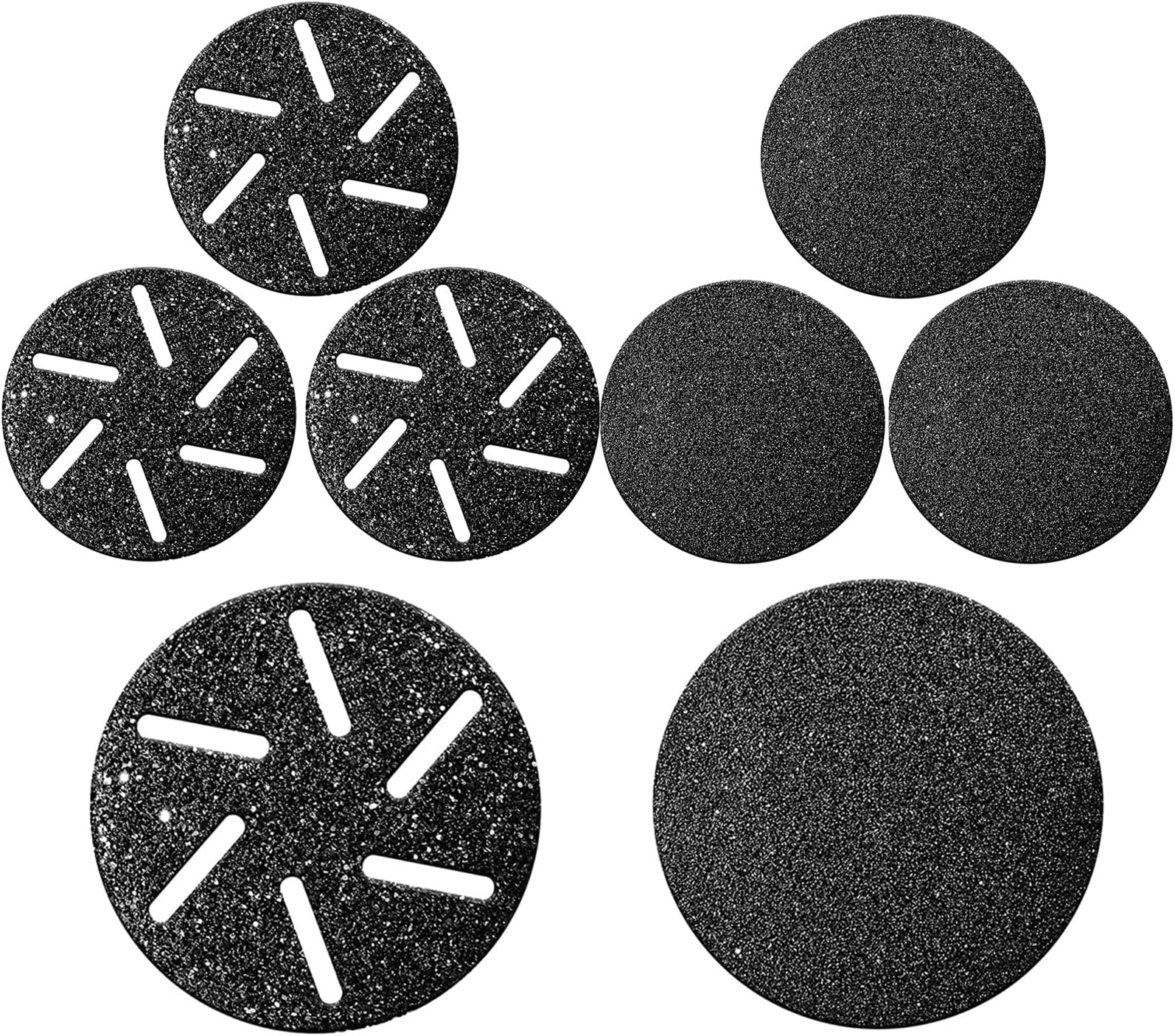 8 Pcs Refill Rollers for Hoxida Electric Foot Callus Remover Pedicure Tools, Replacement Grinding Heads Roller for Pedi Electric Foot File,Refills 8 Pack Replacement Heads(4 Regular&4 Extra Coarse)