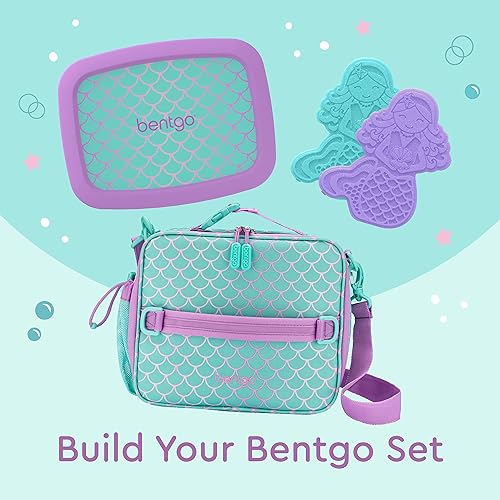 Miniatura 5 de Bentgo Buddies - Paquetes de hielo reutilizables con purpurina, bolsas de hielo delgadas para loncheras, bolsas de almuerzo y enfriadores,