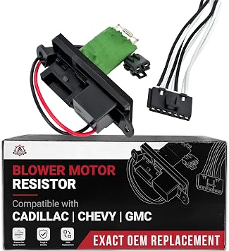 Lower HVAC Blower Motor Resistor - Compatible with Buick, Cadillac, Chevrolet & More - Rainier, Escalade, Escalade ESV, Escalade EXT, Avalanche 1500, Avalanche 2500 - Replaces 22807122, 15305077