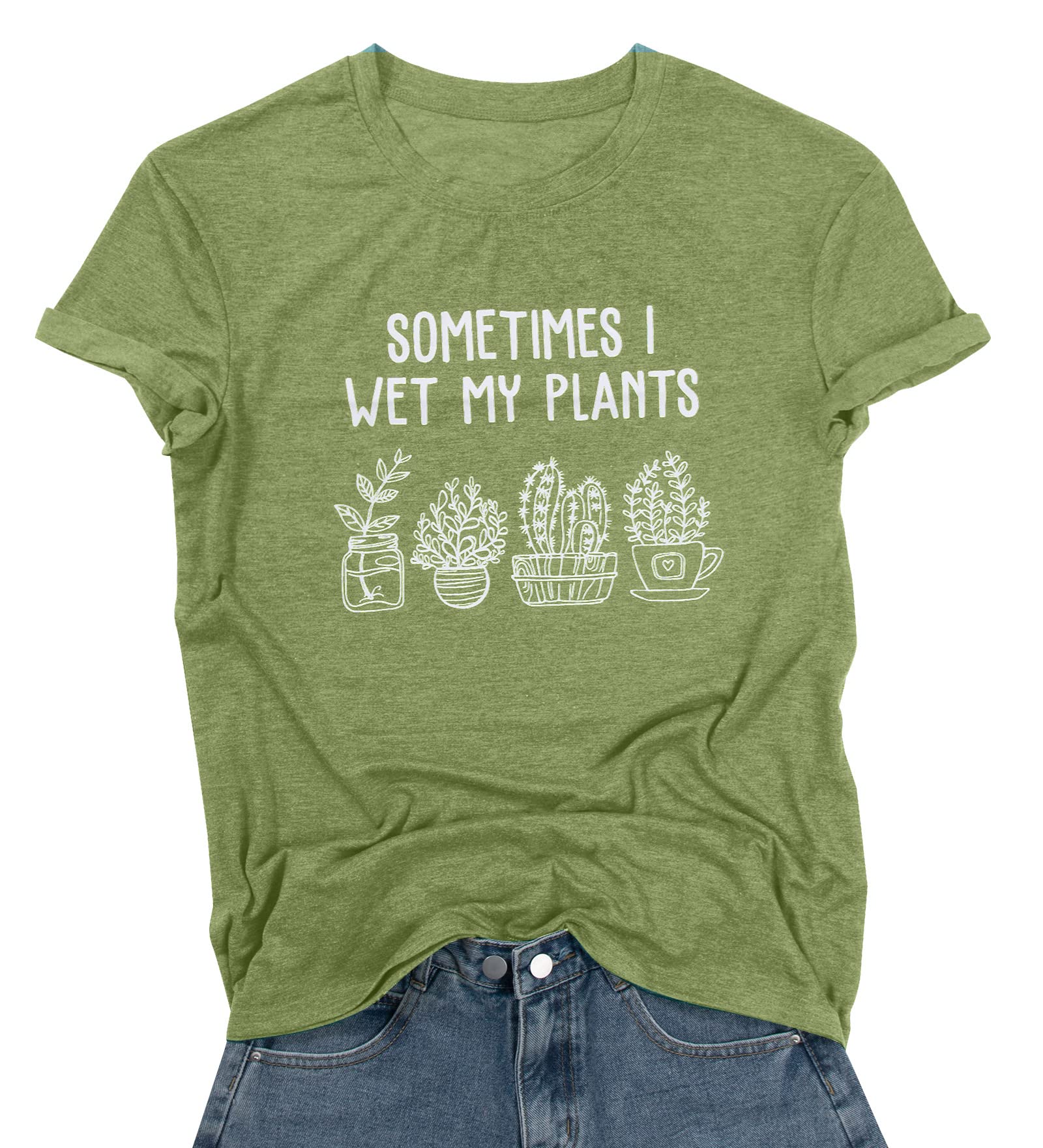 Gardening Shirts for Women Plant Lover T Shirt