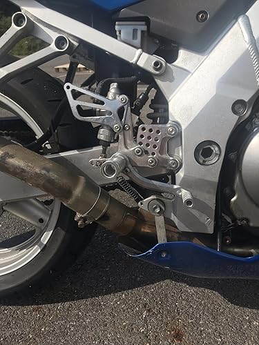 Miniatura 25 de PROCNC Estriberas de aluminio para motocicleta Estriberas para Suzuki GSXR1000 2000 2001 2002 2003 2004 GSXR750 1996-2005 SV650/SV650S SV1000/S Negro