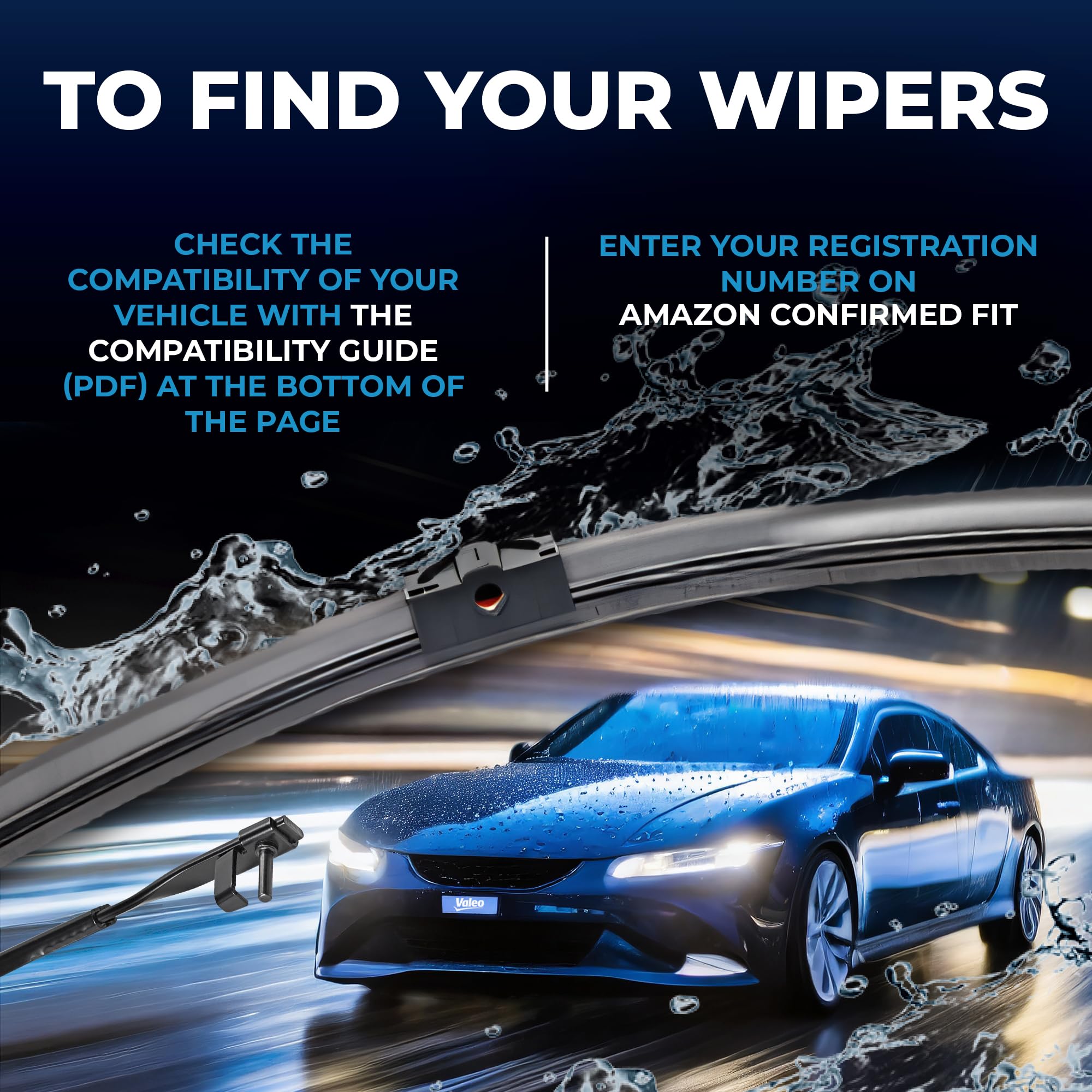 VALEO SILENCIO X.TRM, SILENCIO FLAT BLADE SET 574470 Wiper Blade 600mm Front, Beam, Top Lock