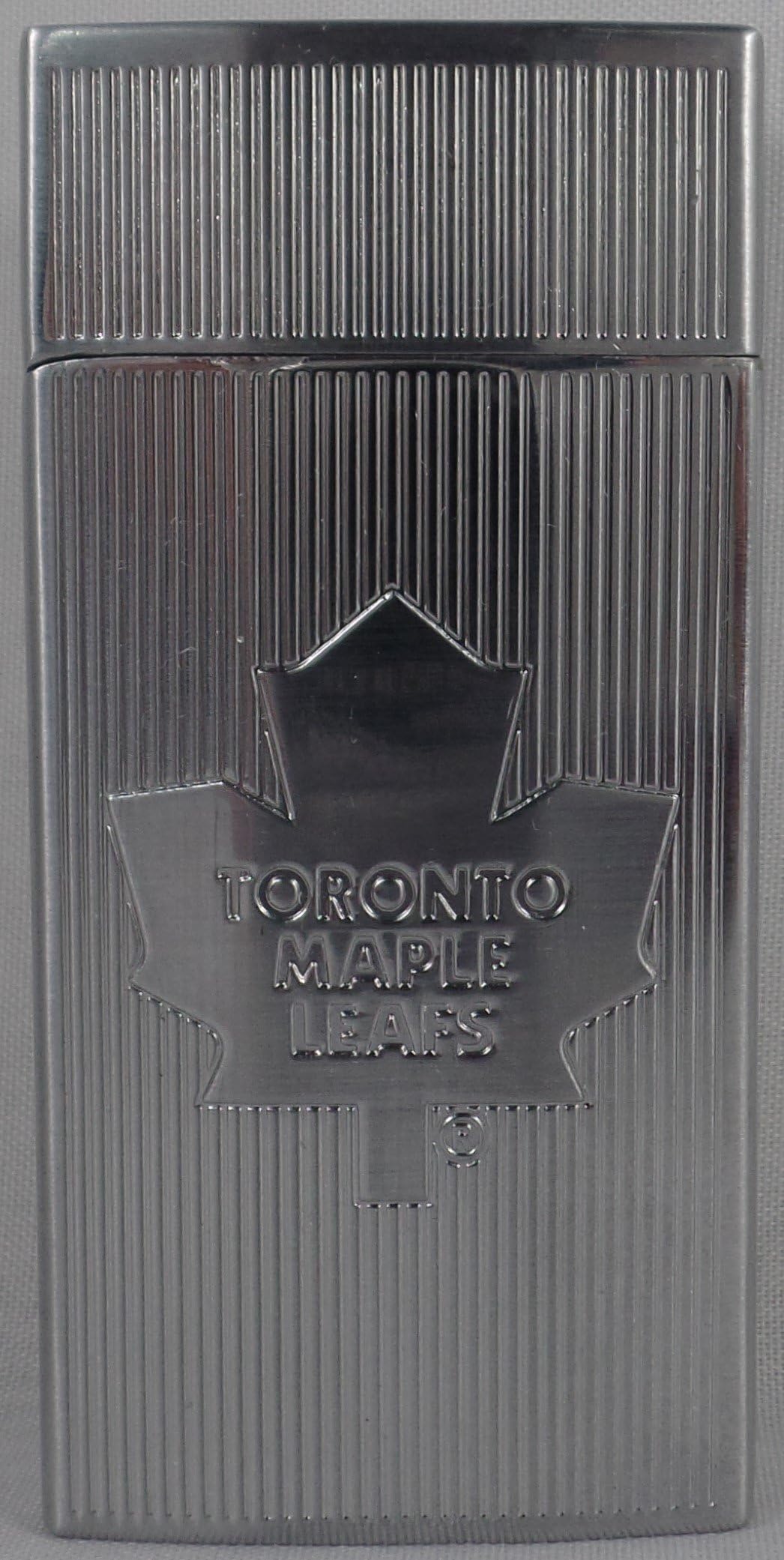 NHL TORONTO MAPLE LEAFS LIGHTER COVER FOR BIC, BIC LIGHTER CASE COVER, SILVER LIGHTER COVER METAL (LIMITED EDITION)