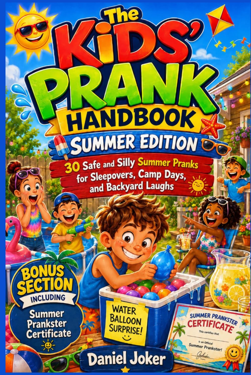 The Kids’ Prank Handbook – Summer Edition: 30 Safe and Silly Summer Pranks for Sleepovers, Camp Days, and Backyard Laughs (The Art of Pranking Series)