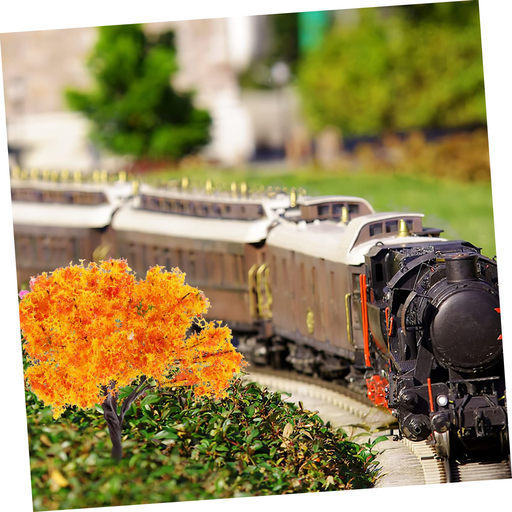 BESPORTBLE 60pezzi Alberi Modellini Per Paesaggi Miniaturizzati Decorazioni Realistiche Per Scene Ferroviarie e Miniatura Varietà Di Specie e Per Maggiore Vivacità