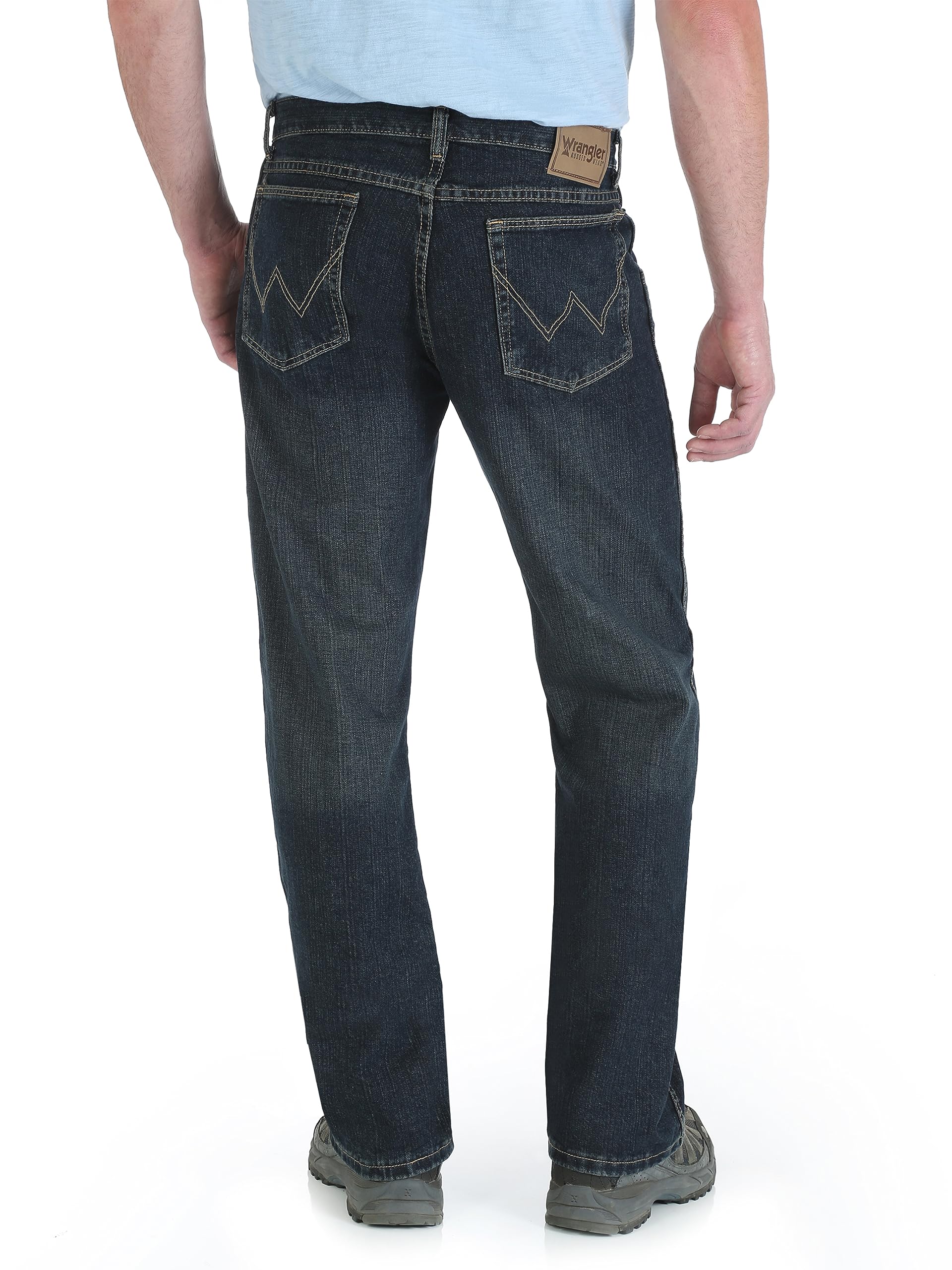 Wrangler Męskie dżinsy Big Rugged Wear Relaxed Straight Fit