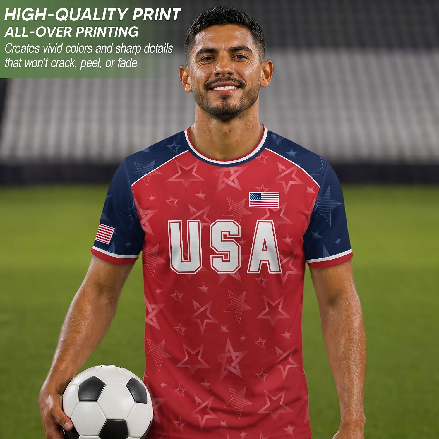 USA Jersey Soccer, American Jersey for Men & Women, USA Shirt