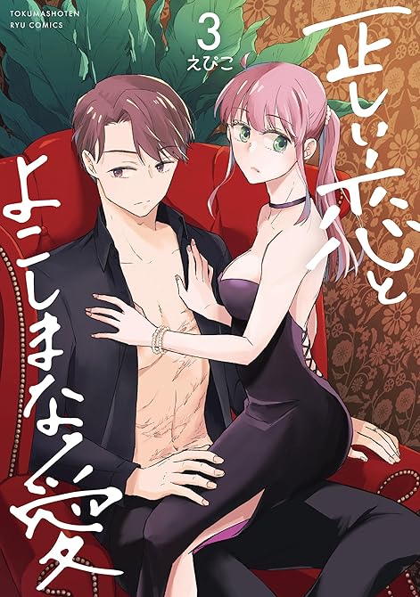 『正しい恋とよこしまな愛（３）【電子限定特典ペーパー付き】』の表紙イラスト 電子書籍 漫画