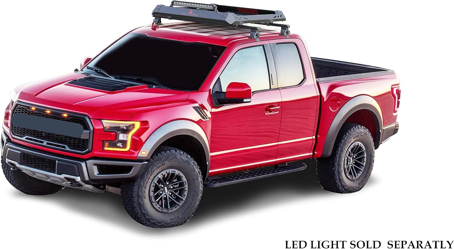 Black Horse Traveler aluminum Roof mounted cargo basket Rack(58"x15"x9")Black Compatible with 13-23 Silverado 1500|15-26 Ford F-150|13-23 Ram 1500|19-23 Chevrolet Silverado 1500|19-23 Ram 1500-TRRB160