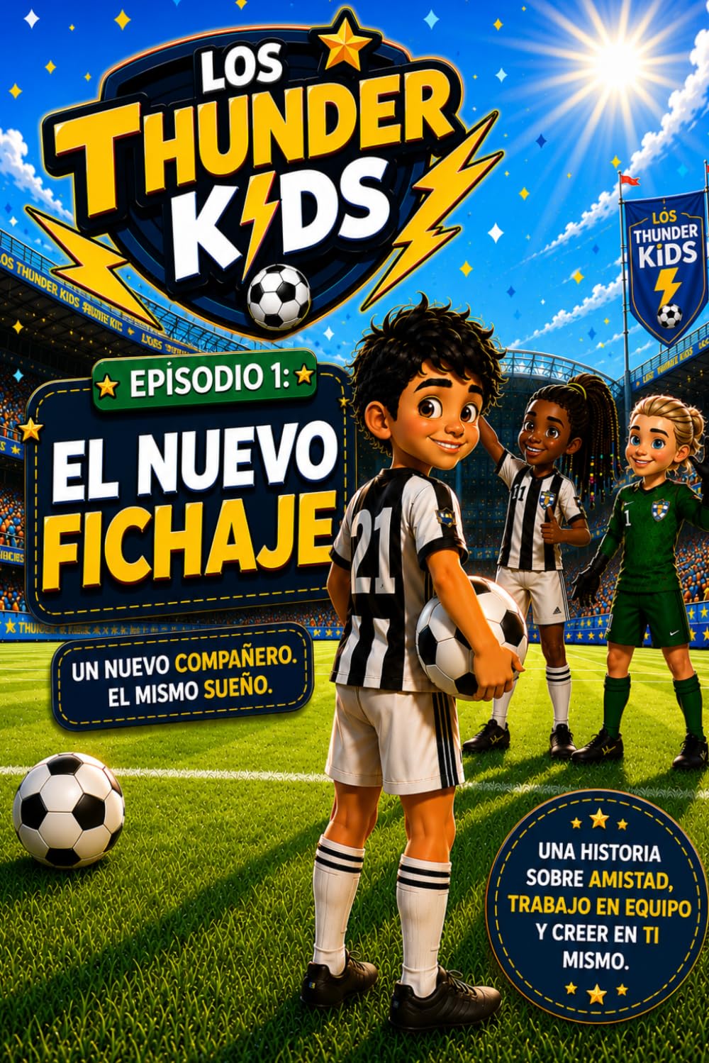 Los Thunder Kids: Thunder Kids: Aventuras de fútbol, amistad y trabajo en equipo