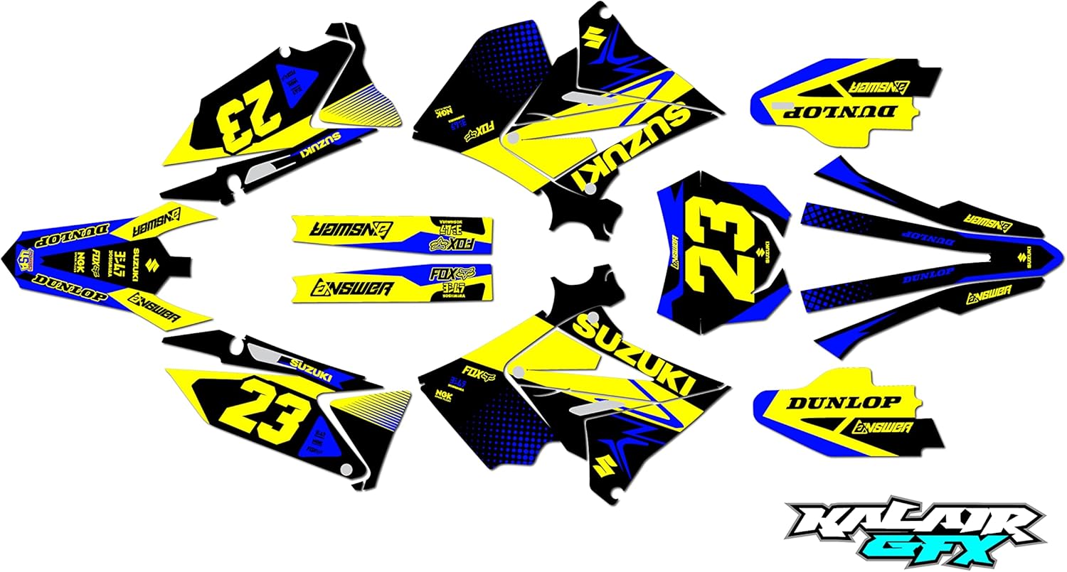 Amazon.com: Kalair GFX Graphics Kit for Suzuki RM125 (2001-2008 ...