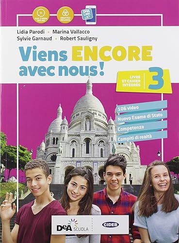 Viens encore avec nous! Livre élève et cahier d'exercices. Per la Scuola media. Con e-book. Con espansione online. Con 2 libri: Cates mentales-Esame Stato francais nouveau. Con DVD-ROM (Vol. 3)